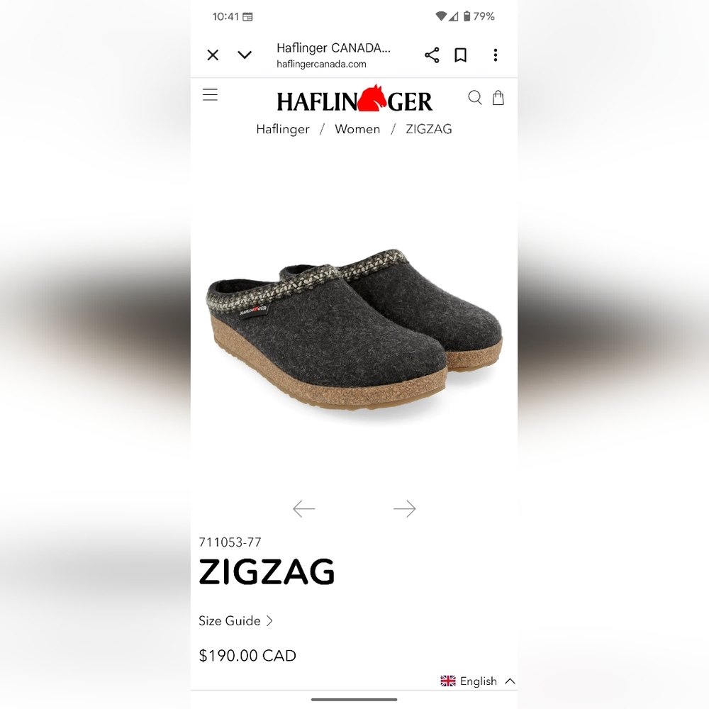 Haflinger Charcoal Wool Clogs with Cork Sole